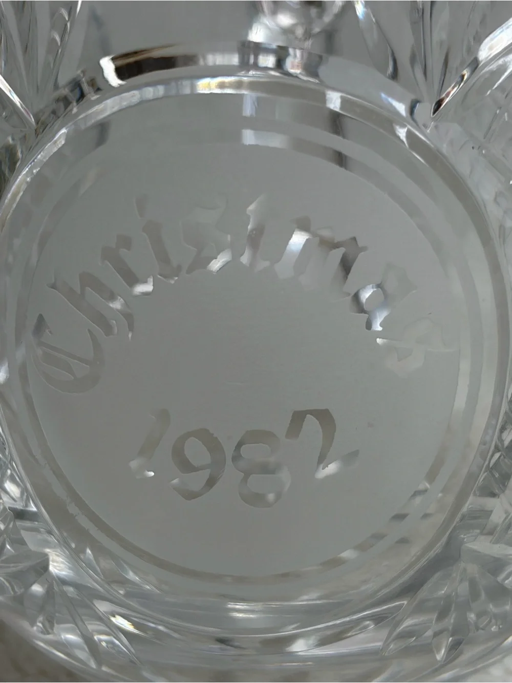 VTG Waterford Crystal Christmas Beer Tanker